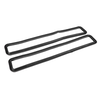 2 pièces d'accessoires de décoration en caoutchouc pour joint d'étanchéité de ventilation de pare-boue de voiture, compatibles avec Land Rover MUC4299