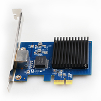 Tarjeta de red Ethernet 10G 1 puerto PCIe4.0-1X 10G RJ45 tarjeta Lan para Realtek8127(PXE) velocidades de red multigigabit soporte CE FCC