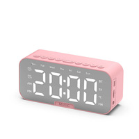 Jam Alarm Speaker Bluetooth Pintar yang Dapat Diisi Ulang untuk Pelajar Multifungsi Ultra-Keras untuk Rumah dan Asrama dengan Slot Kartu