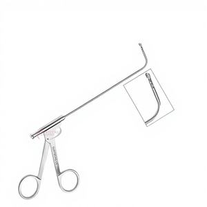 Pinzas KUHN BOLGER Giraffe Manuales Anguladas 90° |   Acción Horizontal |   Mordaza de 2,4 mm |   Longitud de Trabajo de 5 Pulgadas |   Instrumento ENT con Certificación CE - Product Image 1