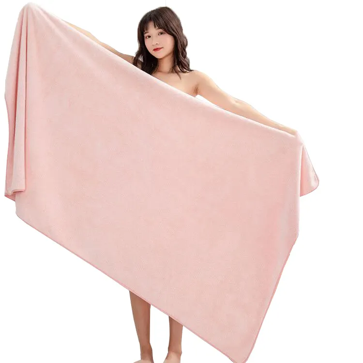 Hoge Kwaliteit Microfiber Stof Koraal Fleece Super Absorberende Badhanddoek Gezicht Handdoek