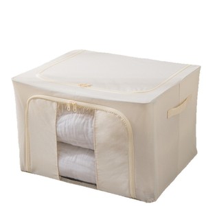 Clothing Organizer Rectangle Solid Color Large Size Folding Storage <b>Box</b> <b>For</b> Wardrobe <b>Moving</b> Seasonal Use - Product Image 3