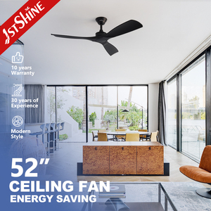 1stshine Quạt trần 2 trong 1 chiếu sáng 3 ABS Blades LED quạt trần với ánh sáng LED không có ánh sáng tùy chọn - Product Image 1