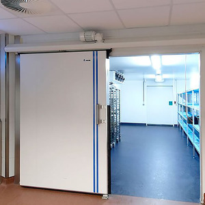 Puerta de Acero Inoxidable para Cámaras Frigoríficas Industriales, Apertura Lateral, Diseño Moderno para Logística a Gran Escala y Almacenamiento Frigorífico Farmacéutico - Product Image 4