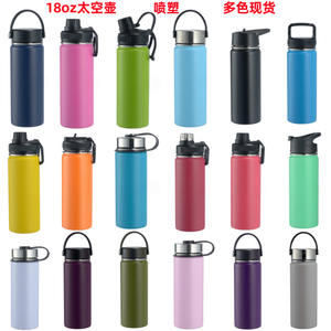 Botella de Agua Aislada al Vacío de Acero Inoxidable de Doble Pared de 18 oz, Termo Deportivo Portátil para Actividades al Aire Libre - Product Image 1