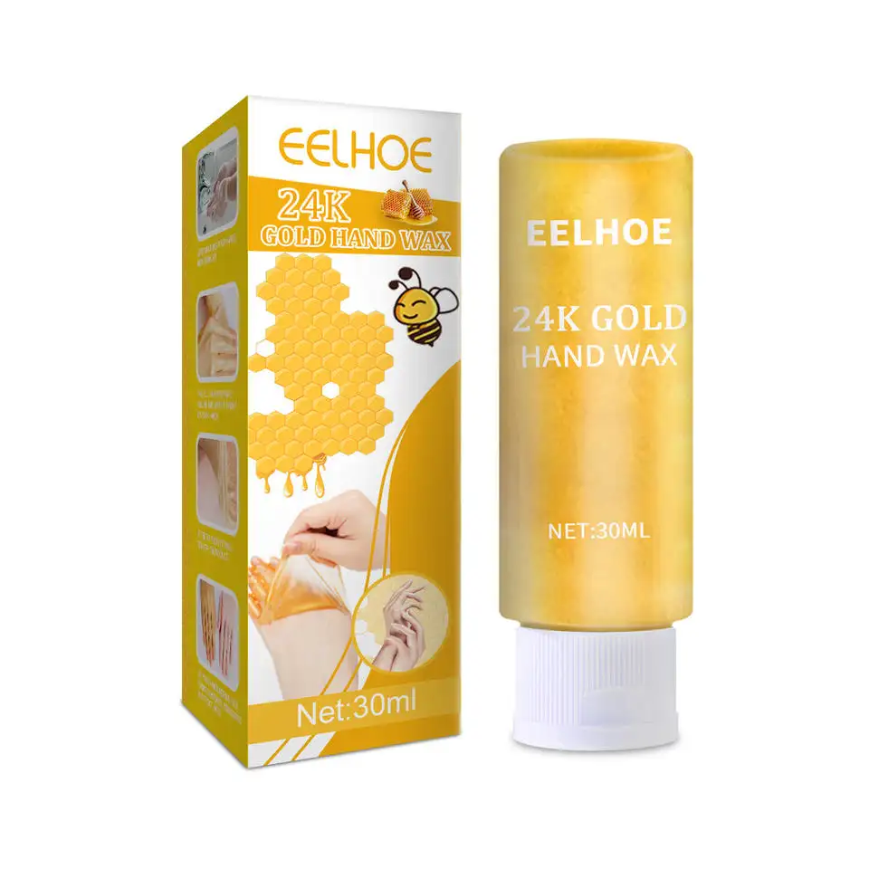 Yeni el sökücü ölü cilt peelingi maskesi beyazlatma nemlendirici bal 24k altın Peeling el balmumu soyma maskesi