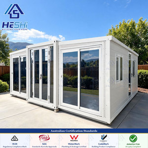 Casa Contenedor Prefabricada Expandible de Lujo con Estándares AU, Viga Superior de 60x120x5mm, 20 y 30 Pies, 1, 2, 3, 4, 5 Dormitorios, Cocina, Casa de Lujo, Granny Flat - Product Image 1