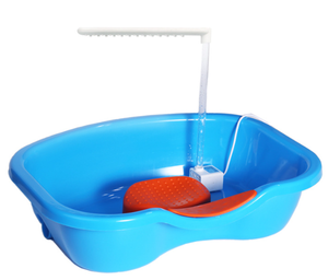 Bassin gonflable de shampooing de plateau de lavage de cheveux portatif pour l'équipement de salon de coiffure, lit, personnes âgées, handicapées, enceintes, blessées, handicap - Product Image 1