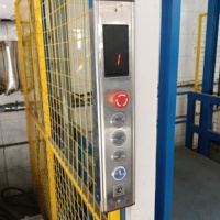 Plateforme élévatrice de fret industrielle à rail hydraulique, prix usine, 500 kg - 1 tonne, acier haute résistance, hauteur de levage 2m-10m, petite taille