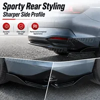 Pour Volkswagen Lamando L 2022-2024 : Extensions d'angle de pare-chocs arrière sportives, lames aérodynamiques et décorations aérodynamiques