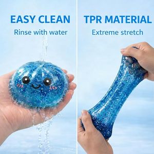Boîte Mystère de Squishies Pâques Scintillants en Forme de Dumpling – Jouets Sensoriels <span class=keywords><strong>Anti</strong></span>-Stress pour Adultes - Product Image 3