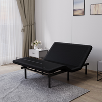 Lit électrique pliable Twin XL avec moteur Okin et matelas en mousse à mémoire de forme