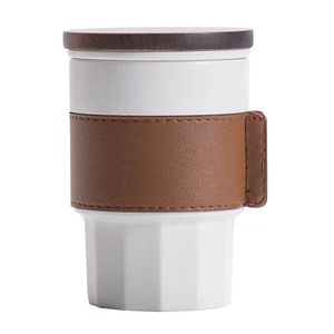 Tazza in Ceramica con Filtro Separatore per Tè e Acqua, Bicchiere Minimalista in Stile Cinese, Tazza da Tè Giapponese Lubao - Product Image 5