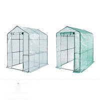 Mini serre étanche à la pluie en PE avec isolation thermique pour balcon, maison fleurie avec porte à glissière pour plantes et fleurs de jardin
