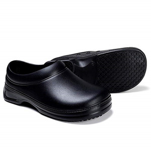 Commercio all'ingrosso antiscivolo resistenza all'olio EVA Black Restaurant Hotel Best Chef Cook Safety Kitchen Clog Shoes - Product Image 1