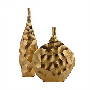 Vase à fleurs en grès artisanal avec glaçure transparente pour la décoration intérieure moderne et les accents de table contemporains - Product Image 1