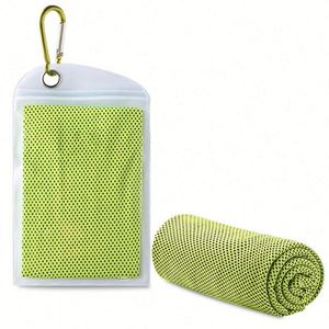 Serviette rafraîchissante pour le cou et serviette froide pour le visage 32"X 12" légère, douce et respirante pour le yoga, le sport, la course à pied et le camping - Product Image 3