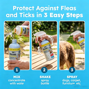 <span class=keywords><strong>Spray</strong></span> Répulsif <span class=keywords><strong>Anti</strong></span>-Puces et Tiques pour Animaux de Compagnie, à l'Huile Naturelle de Cèdre et de Romarin, pour Chiots et Contrôle des Nuisibles Domestiques - Product Image 3