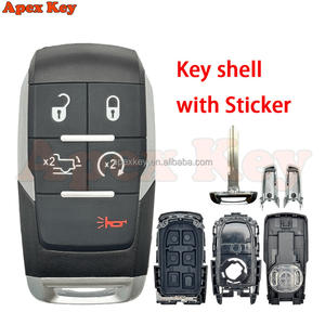 Coque de protection pour clé de voiture télécommandée, pour Dodge RAM Pickup HD 2500 3500 4500 5500 2019 2020 2021, remplacement de la coque - Product Image 2