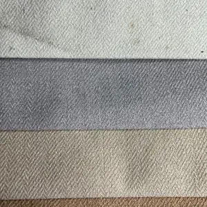 Home Textile Heavy Flax Linen Fabric Poly Linen Fabric 100Polyester Twill Linen Fabric