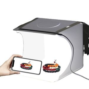 Boîte à lumière photo PULUZ de haute qualité avec 2 LED, boîte de prise de vue avec éclairage LED - Product Image 1