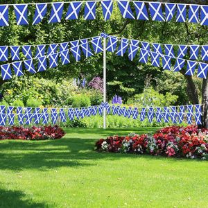 Pequeños Banderines con la Bandera de Escocia para la Inauguración, Eventos Deportivos Nacionales, Decoración de Fiestas y Festivales - Product Image 2