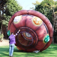 Dev şişme UFO hava balonu şişme uçan daire UFO uzay gemisi olay reklam için