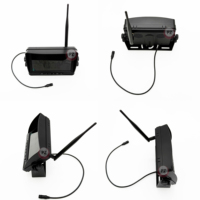Kit solaire sans fil à caméra quadruple de 7 pouces, panneau solaire pliable extensible, surveillance multi-vues, alerte de sécurité IA, véhicule robuste