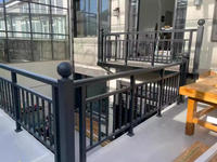 Balustrade moderne en câble d'acier inoxydable pour terrasse, balcon, escalier, avec fil de tension, extérieur, anti-corrosion