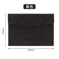 Porte-documents A4 personnalisé en Offre Spéciale sac à documents en cuir PU sac d'enveloppe d'affaires en cristal logo personnalisé pour le bureau