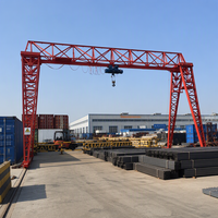 Pont roulant monopoutre à treillis MHh 10T 20T 30T résistant au vent pour extérieur, équipement de levage personnalisable