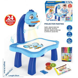 Proyector de pintura LED para niños, juguete de dibujo de pintura, serie OEM ODM, venta al por mayor, 3 en 1 - Product Image 3