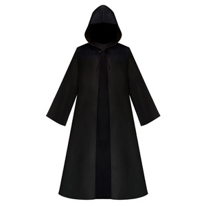 Cape Jedi Star Wars Manyusha pour adulte unisexe, noir, marron, vert, rouge, blanc, avec capuche, pour cosplay - Product Image 2