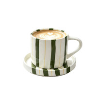 Mug en céramique créatif et minimaliste pour le petit-déjeuner, tasse à café/eau exquise de grande capacité avec socle pour couple