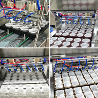 Automatische Muffinsmachine van roestvrij staal, hoge snelheid cupcake productielijn voor voedingsmiddelenverwerkende fabrieken