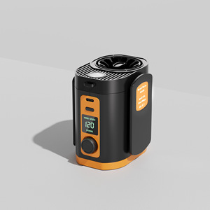 Ventilateur portable mini G03 120 à vitesse réglable, rechargeable par USB, pour <span class=keywords><strong>camping</strong></span> et voyage, à clipser sur ceinture ou collier, 10000 mAh - Product Image 1