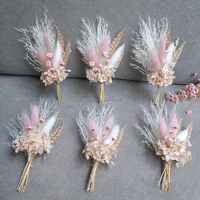 Boutonnière à la main Corsage boutonnière fleurs mariage Banquet fleurs décor pour marié hommes mariée femmes costume robe