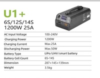 Pengisi Daya Baterai Lithium Drone 6S-14S Dual-channel Pengisian Cepat Smart Balancer untuk Baterai Pesawat Model Pertanian 2400W