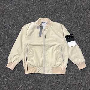 Stone Luxury Designer Style Oversized Casual Windproof O-neck Island Hooded Autumn <b>Pilot</b> <b>Jacket</b> For Men - Product Image 5