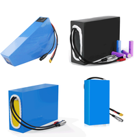 Batterie au lithium-ion personnalisable grande capacité 24V 36V 48V 52V 60V 72V pour voiturette de golf, vélo électrique et trottinette