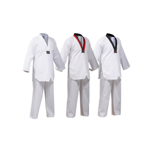 Dobok de Competición de Alta Calidad con Cuello en V para Lucha de Taekwondo y Artes Marciales para Niños y Adultos WTF - Product Image 5