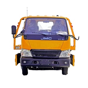 Camión de recuperación JMC 4x2, motor diésel, 4 toneladas, plataforma hidráulica de retroceso, vehículo de rescate, accidente, un remolque, dos coches - Product Image 3