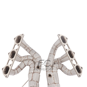 Collecteur d'échappement isolé sur mesure pour Porsche 718 GT4 RS 4.0L <span class=keywords><strong>2022</strong></span>+ pour améliorer le flux et optimiser le son - Product Image 3