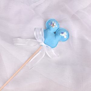 Varita de Hada con Lentejuelas para Niños Pequeños, Juguete Hecho a Mano, Varitas Mágicas de Tela para Decoración de Fiestas de Diwali y Graduación - Product Image 3