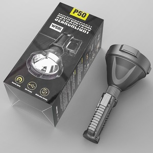 P50 Multifunctional Searchlight W591 <b>Rechargeable</b> LED Camping Light High Brightness Portable <b>Flashlight</b> - Product Image 1