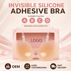 XINRUI <span class=keywords><strong>Soutien</strong></span>-<span class=keywords><strong>gorge</strong></span> en silicone à fermeture avant, Lingerie réutilisable, <span class=keywords><strong>Soutien</strong></span>-<span class=keywords><strong>gorge</strong></span> invisible push-up avec bretelles, <span class=keywords><strong>Soutien</strong></span>-<span class=keywords><strong>gorge</strong></span> magique en silicone Nu Bras - Product Image 2