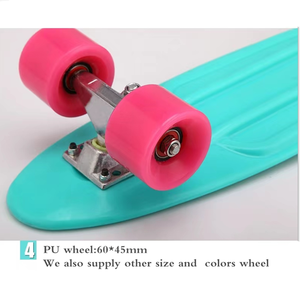 Planche à roulettes personnalisée populaire Fresh PP Deck Penni de 22 pouces planche à poisson mini cruiser planche à roulettes vente en gros - Product Image 4