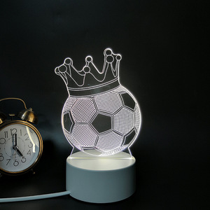 Abstracto hermoso 3D luz LED holograma ilusiones CAMBIO DE 7 colores decoración para el hogar Decoración - Product Image 3