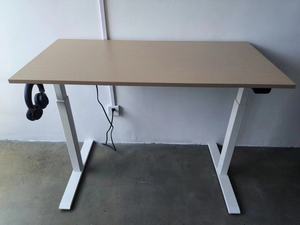 Ar20 điện động cơ kép khung trắng Chiều cao có thể điều chỉnh ngồi đứng máy tính văn phòng nhà chúng tôi nâng bảng - Product Image 4