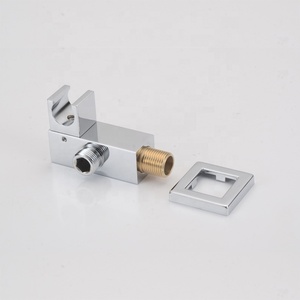 DIECHENG-Soporte cuadrado de latón de alta calidad para <span class=keywords><strong>ducha</strong></span>, soporte de estante para <span class=keywords><strong>ducha</strong></span>, base de pared <span class=keywords><strong>fija</strong></span> oculta, soporte de rociado de mano para <span class=keywords><strong>ducha</strong></span> - Product Image 3